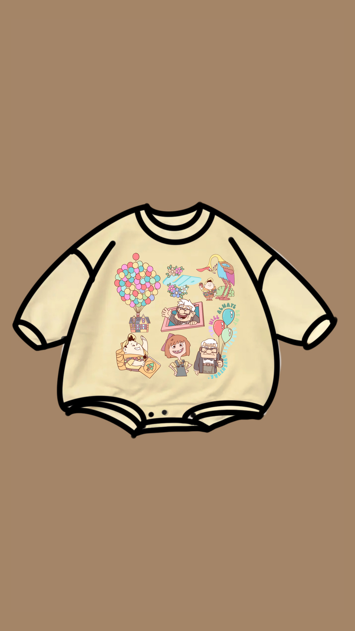House Balloons Love Long Sleeve Romper