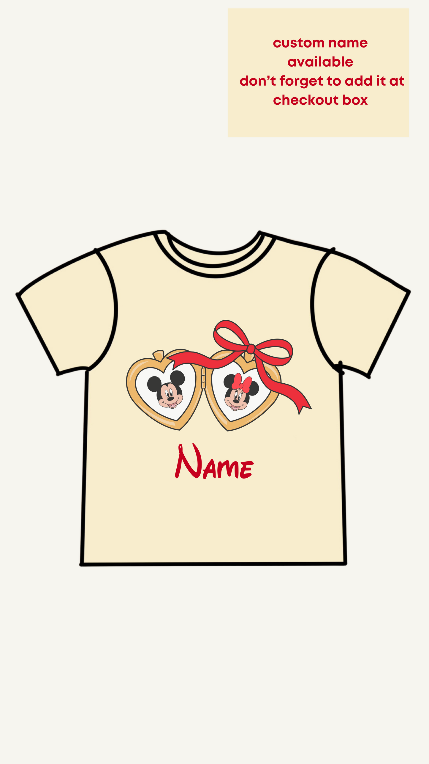 Boy + Girl Mouse Lock Charm with Custom Name