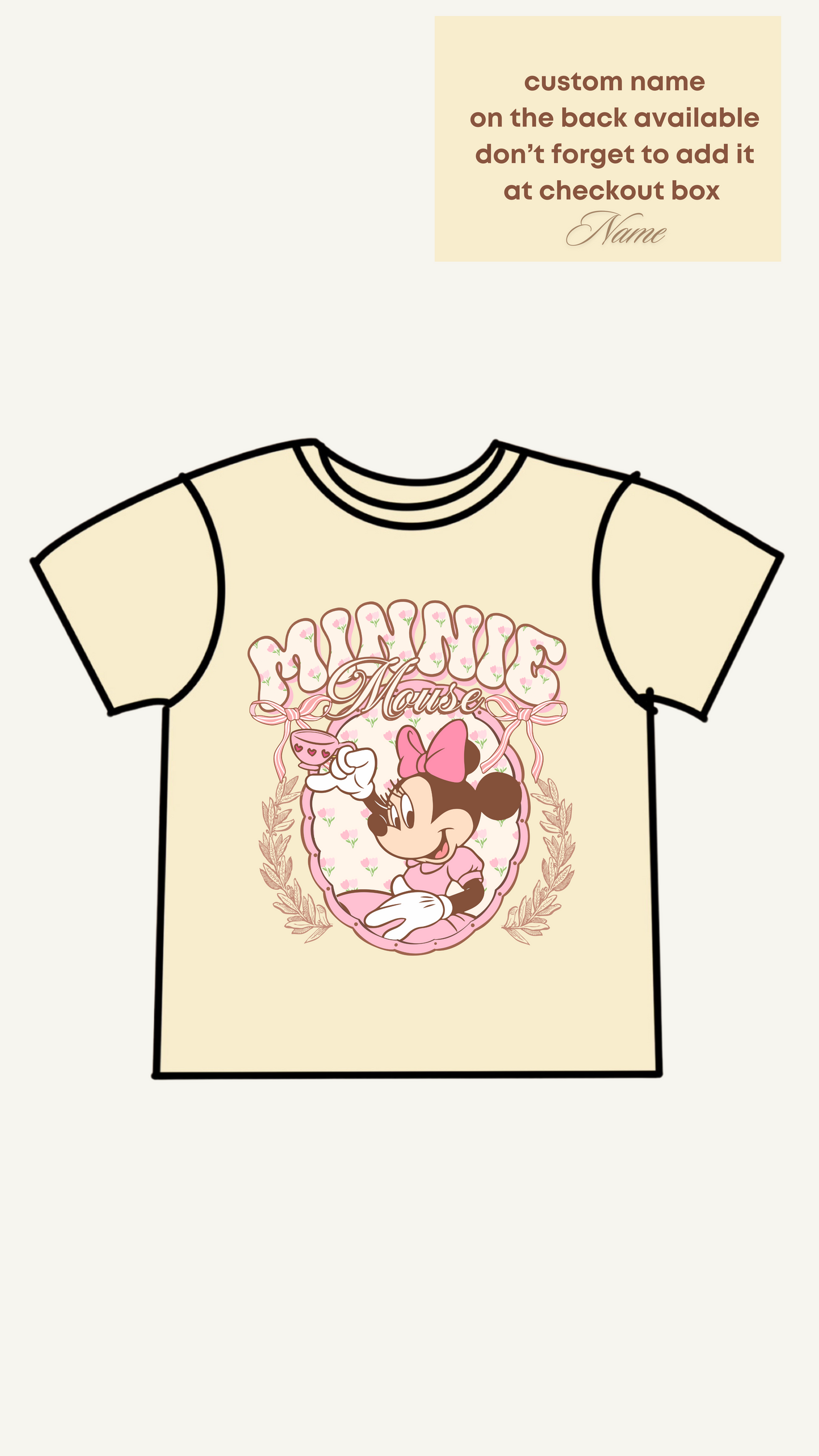 Custom Name Girl Mouse Love Coquette