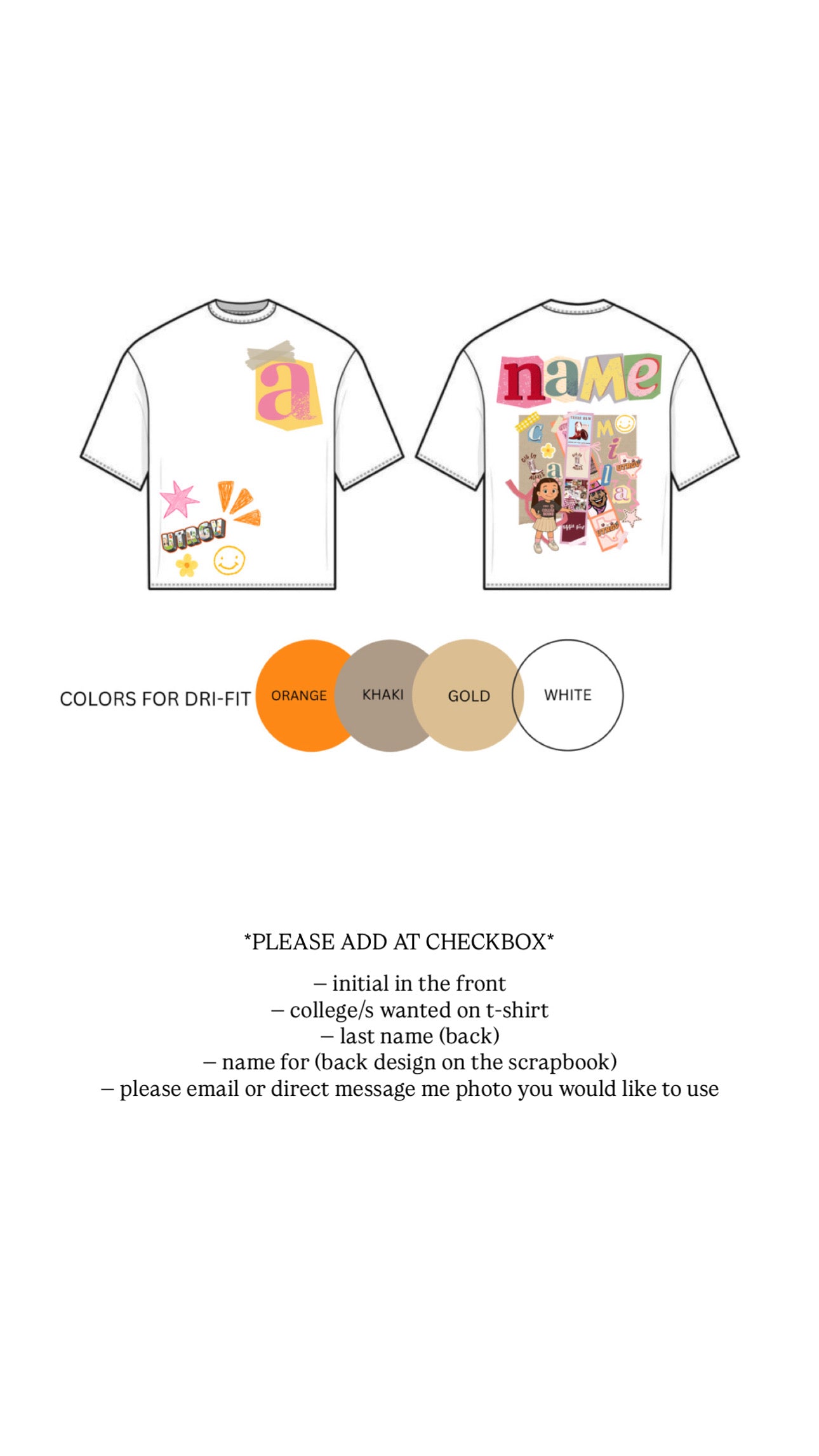 Custom—Scrapbook DRIFIT