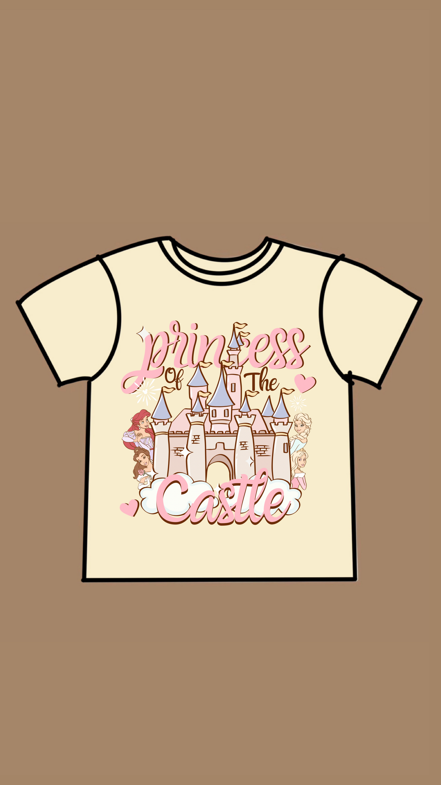 Exclusive Castle With Clouds + Princess