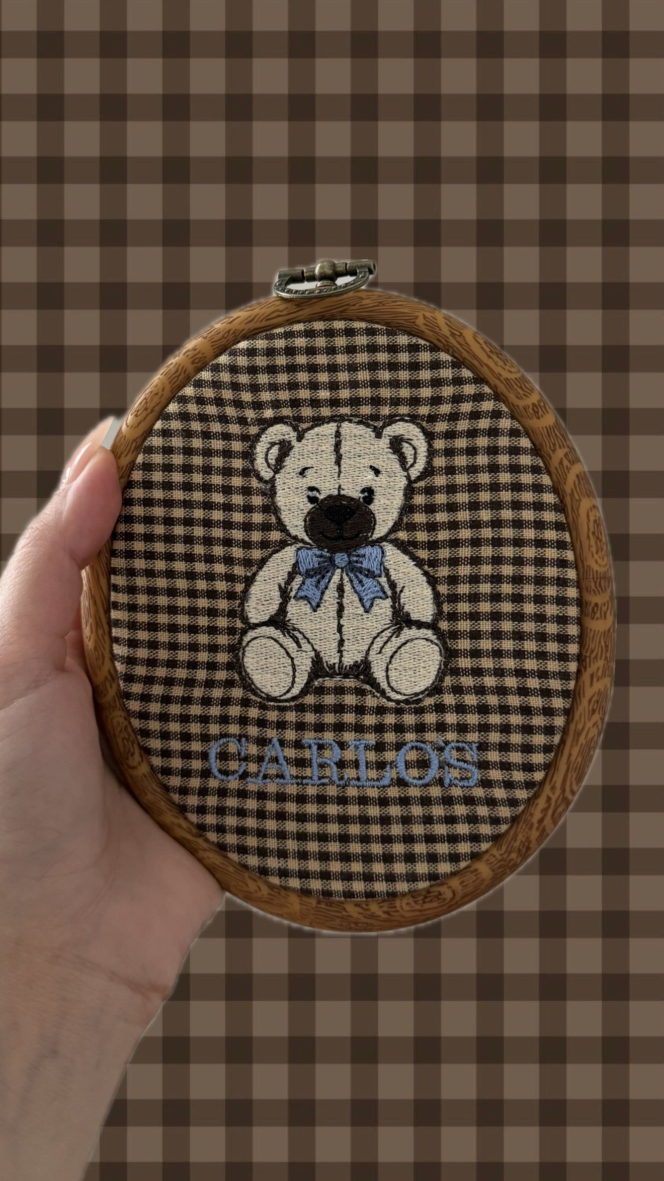 Custom 6” Embroidery Hoop