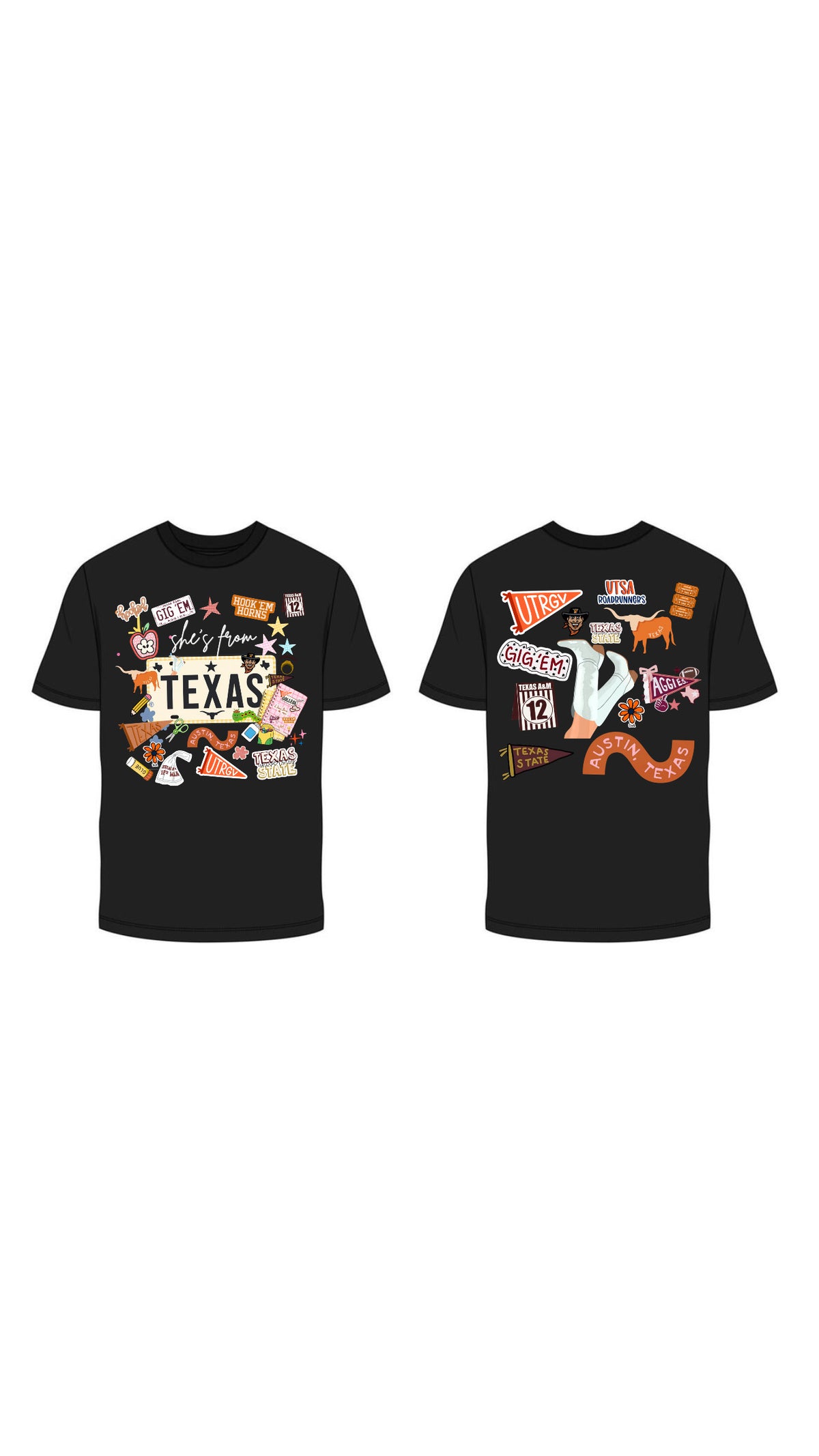COLLEGE DRIFIT DOUBLE SIDED SHIRT